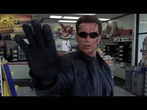 T-850 removes hydrogen fuel cell | Terminator 3 [Open matte]