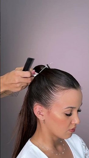 Penteado rabo de cavalo alto