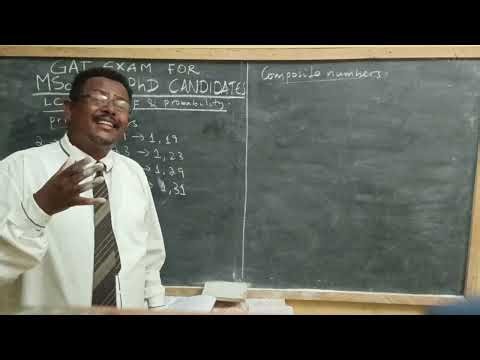 GAT EXAM (PROBABILITY, LCM AND GCF/HCF)