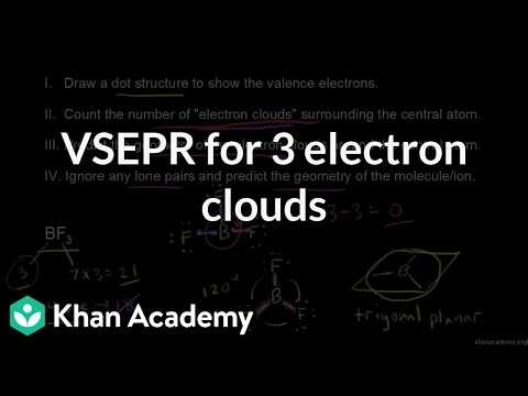 VSEPR for 3 electron clouds | Grade 11 | Chemistry | NCERT | Khan Academy (IN accent)
