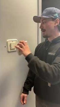 How to Change your Thermostat Batteries #homecomfort #diy #fireplacetips #howtovideos #hvacexperts