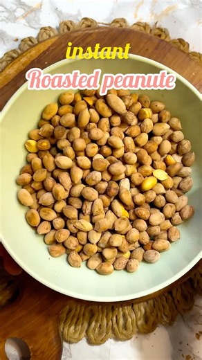 🥜 Homemade Salted Peanuts Recipe | Perfectly Roasted & Crispy Peanuts | Easy Tea Time Snack #shorts