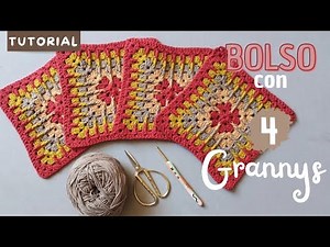 LOOK AT THE BEAUTIFUL PROJECT YOU CAN CREATE WITH 4 SQUARES!!!! 💕💫🧶💥