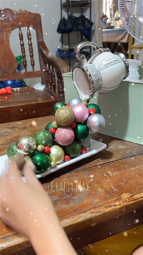 Floating Tea Cup | Christmas Decor | Crafty Max