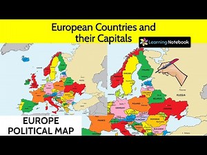 European countries and their capitals on Europe map | Europe Political Map