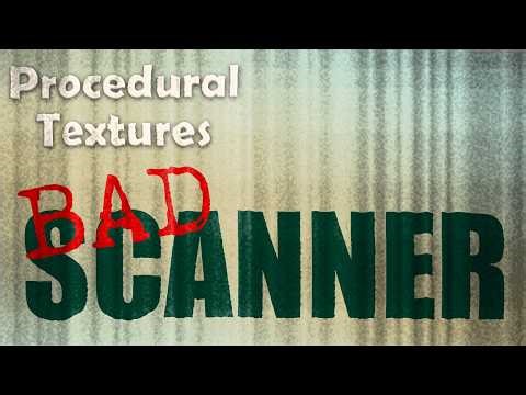 Bad Scanner Effect with Affinity's Procedural Texture Filter