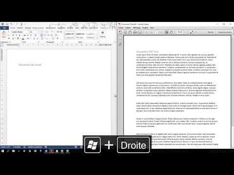 Comment juxtaposer deux fenêtres dans Windows 10 - Capsule productivité
