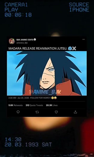 Madara Realizes the Reanimation Ninjutsu 🩸 | Edo Tensei Explained | anime_bjk