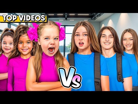 Toddlers vs Teens in ULTIMATE CHEER BATTLE! | Rebecca Zamolo
