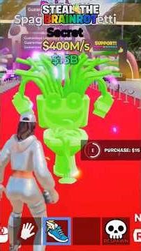 Fortnite Steal the Brainrot Machine Removed & New Rainbow Spaghetti Toilet Secret Brainrot Giveaway