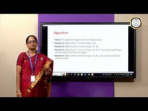 Clique problem -Dr A Viji Amutha Mary