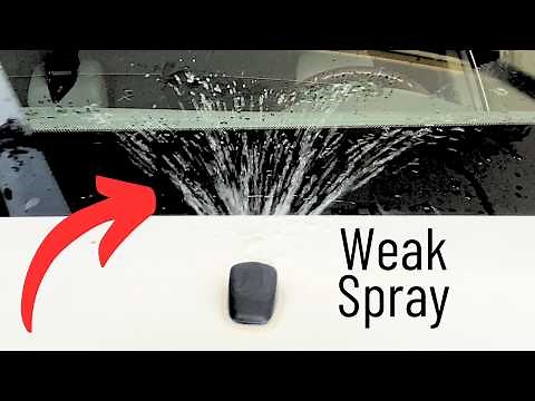 One Weak Windshield Spray Nozzle? How to Troubleshoot and Replace it