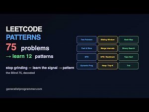 LeetCode Patterns: Solve 75 by Learning 12