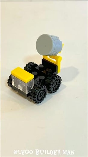 LEGO Mini Construction Truck | Tiny Build, Big Power 🚧 #lego #shorts