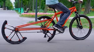 YouTuber reinvents the wheel with this wild fully-working bike design
