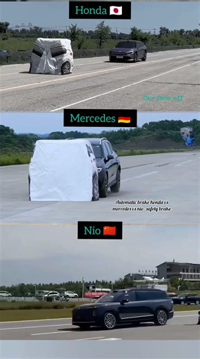 AEB Showdown: Honda vs. Mercedes vs. Nio