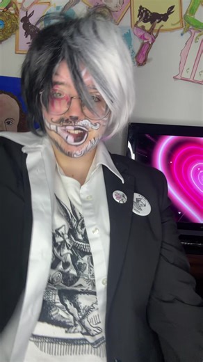 #MONOKUMA — #monokuma #danganronpa #danganronpacosplay #monokumacosplay