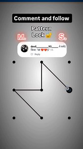 34K views · 2.8K reactions | M❤️S Pattern Lock Lover's || . . #pattern #viral #instagram #reels #hard #shorts | Prince Kumar | Facebook