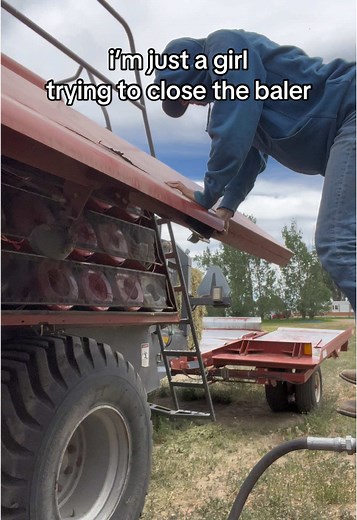 Struggling with Baler Troubles: A Farmer's Daughter's Story