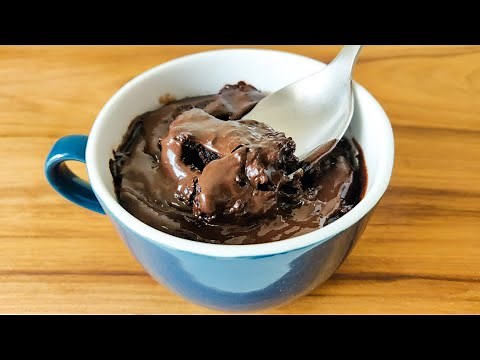 Eggless Mug Brownie in 1 Minute