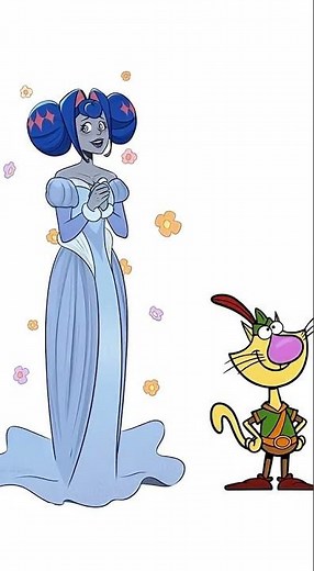 Nature cat meets princess Gwen