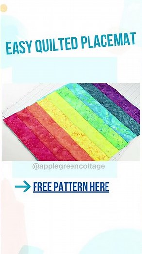 Make an Easy Quilted Placemat