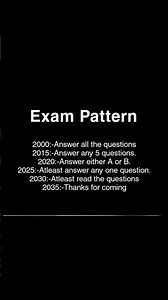 Exam pattern 2000, 2015, 2025, 2030, 2035. trending # viral video.
