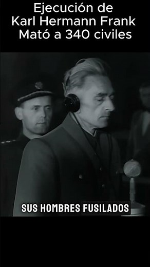 Karl Hermann Frank killed 340 civilians #WWII #history