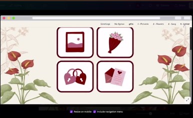 Interactive Birthday Website for Her | Digital Birthday Gift | Editable Online Page - Etsy