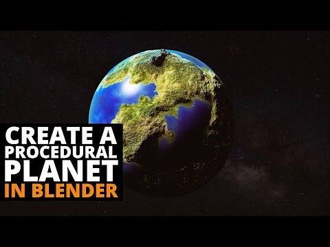 Blender tutorial: Procedural planet