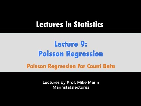 9.7 Poisson Regression: The Model For Count Data