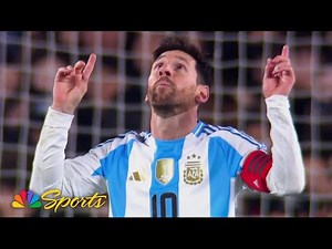 Lionel Messi opens up scoring for Argentina v. Venezuela in Buenos Aires | Telemundo | NBC Sports
