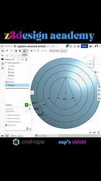 Captain America Shield in Onshape
