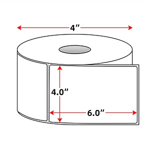 [Hot Item] Self Adhesive Paper Sticker Custom Stickers Direct Thermal Shipping Label