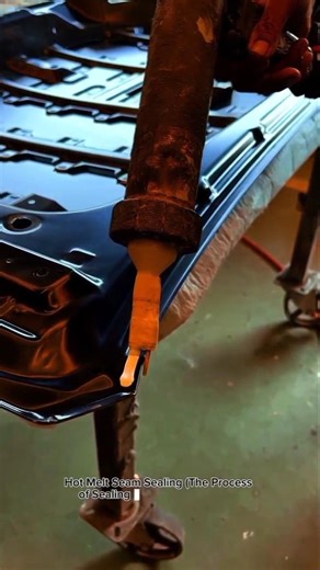 Industrial Hot Melt Seam Sealing Process | Automotive Panel Waterproofing Technology