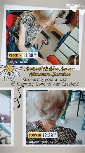 Grooming goes a long way of showing loves to our Senior Residents!! "Caring for our seniors is perhaps the greatest responsibility we have. Those who walked before us have given so much and made possible the life we all enjoy." At Vive Rie Ama, we serve the needs of old adults. Compasses of assisted living, adult daycare, long-term care, nursing homes (often called residential care) at our Vive Rie Ama Swigert Homes. Creating a safe environment to our adults. ❤️Caring-Live-Laugh and Love💕 Here 