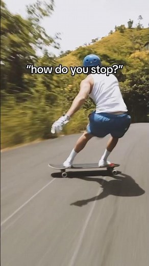 Powerslide to STOP on a Longboard ^^
