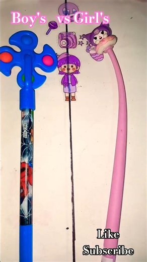 Boy's stationery vs.Girl's stationery💕🦋Fight🤜🤛#youtubeshorts​#cutestationery​#boysvsgirs​#shorts​