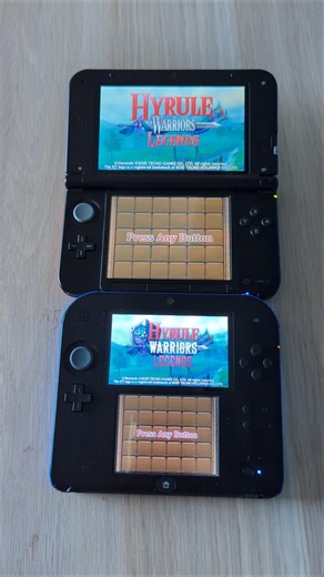 Hyrule Warriors Legends- Nintendo 3DS XL vs 2DS Speed Comparison