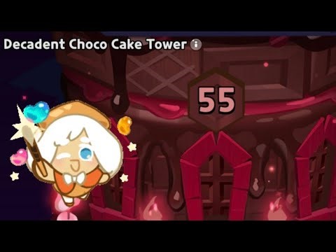 Decadent Choco Cake Tower Tray 55 With Cream Puff Cookie Guide | Cookie Run Kingdom