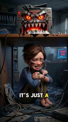 When the office printer wants your soul... 🖨️💀 #shorts