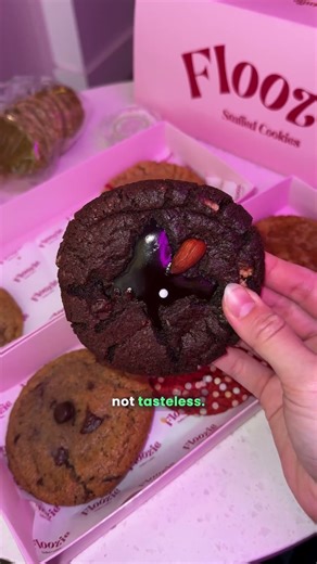 Trying the viral vegan stuffed cookies everyone’s raving about 😋🍪🌱