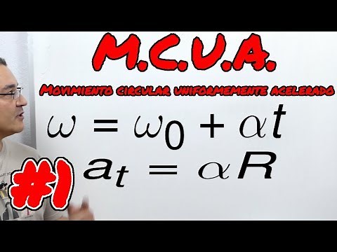 Uniformly accelerated or varied circular motion. Basic concepts #1