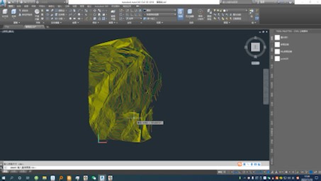 CAD等高线直接生成地形实体