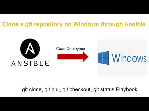 ansible git clone on windows | ansible windows deployment