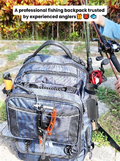 Best Fishing Backpack with Tackle Box Storage