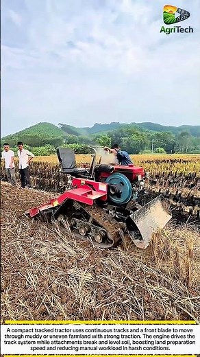 Compact Track Tractor Powers Through Tough Fields Fast