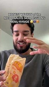 Let’s try the NEW McDonald’s Side Mission Menu Range. Does it actually taste good?! 👾😳