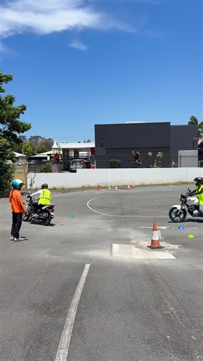Day 2 of our Pre-Learner Course Students gaining confidence as they move around the range under the close supervision of Nik l, mastering control, awareness, and safe riding habits from the ground up. #AMAQRide #GoldCoastRiders #MotorcycleTraining | AMA Qride