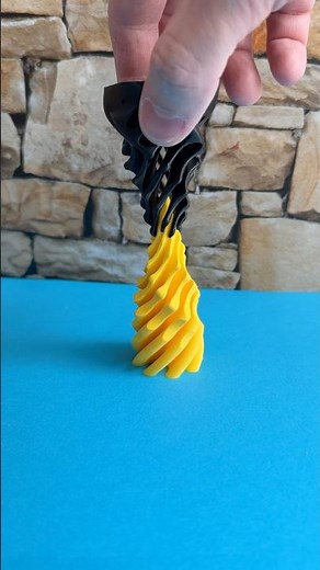 3D Printer Printed Amazing Fidget Antistress Spiral Cone That Will Surprise You
